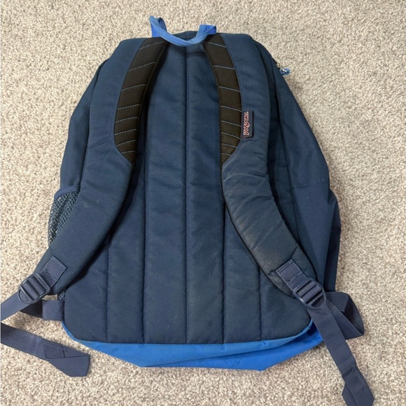 Pre-owned Blue jansport laptop backpack - Picture 2 of 9